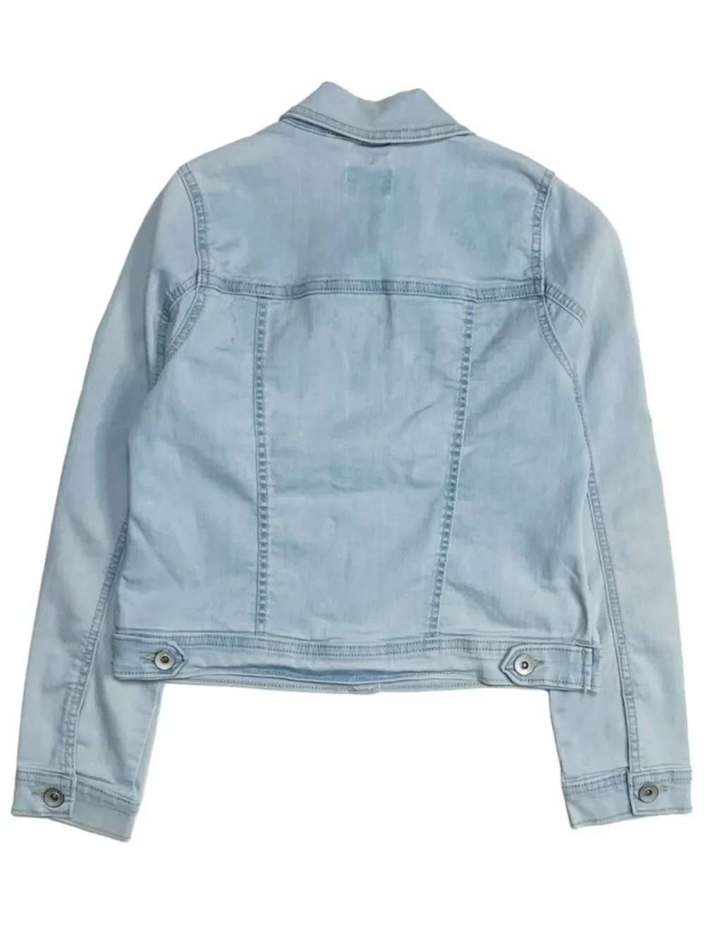 Girls Light Wash Stretch Denim Jean Jacket 10/12 The Children's Place